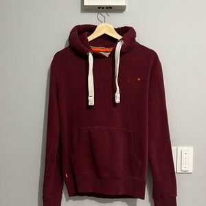 Superdry Men’s Medium Hoodie (Burgundy)